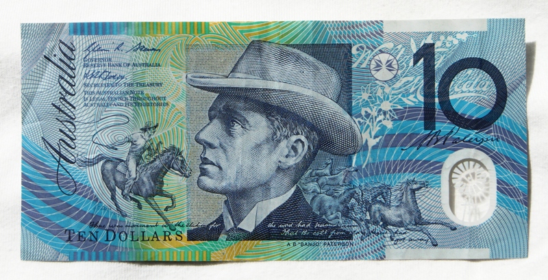 Aus$10 note front