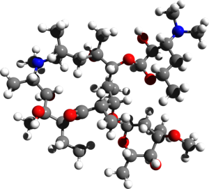 661px-Azithromycin_3d_structure